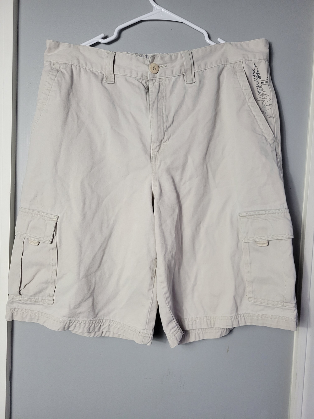 Tony Hawk Light Beige Men's Cargo Shorts